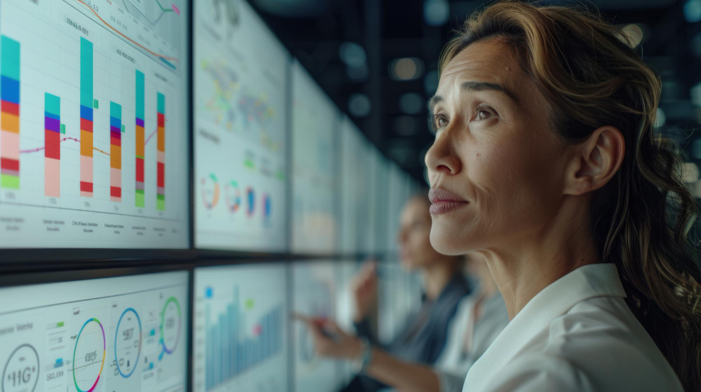 Tabela com os quatro tipos de analytics, a pergunta que cada um responde e um exemplo aplicado à operação.